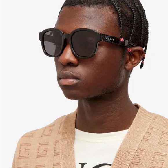 NEW GUCCI GG1140SK 001 NEW UNISEX ROUND SUNGLASSES GUCCI - Picture 2 of 13